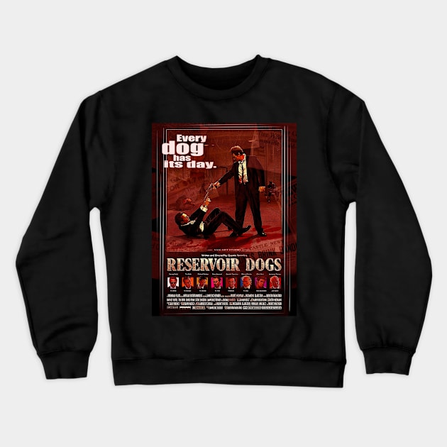 Reservoir Dogs artwork Crewneck Sweatshirt by SAN ART STUDIO 